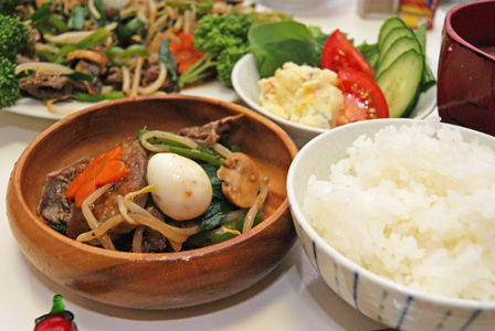 ビストロ・アニメシ アニ飯 めぞん一刻の響子さん 響子さんの料理 管理人さんの手料理 レバニラ炒めのアレンジ