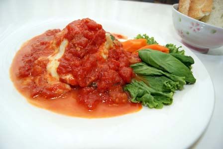 のだめカンタービレ　地鶏のカプリ風　ビストロ・アニメシ