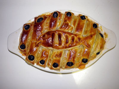 ニシンとかぼちゃの包み焼き　アニメシ　ジブリ　魔女の宅急便