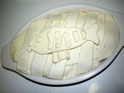 ニシンとかぼちゃの包み焼き　アニメシ　ジブリ　魔女の宅急便