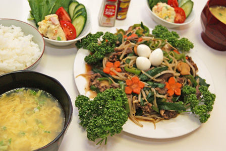 ビストロ・アニメシ アニ飯 めぞん一刻の響子さん 響子さんの料理 管理人さんの手料理 レバニラ炒めのアレンジ