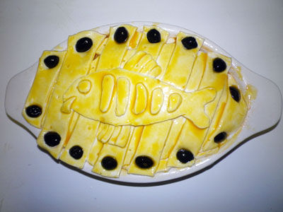 ニシンとかぼちゃの包み焼き　アニメシ　ジブリ　魔女の宅急便