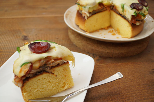 ビストロ・アニメシ　のだめカンタービレの食べ物再現　漫画飯　アニメごはんの作り方　のだめのピザ味のケーキ　前田未希