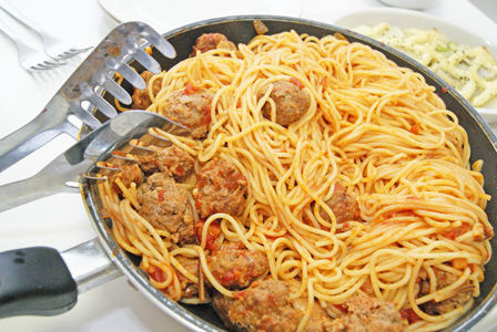 カリオストロの城　ビストロ・アニメシ　ミートボールスパゲティ